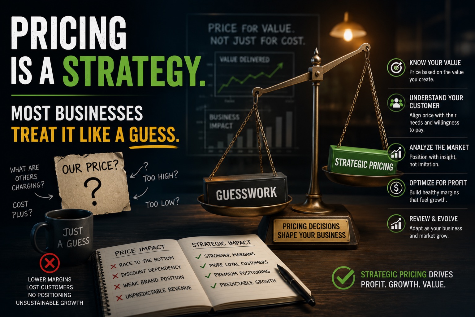 Pricing Is a Strategy. Most Businesses Treat It Like a Guess.