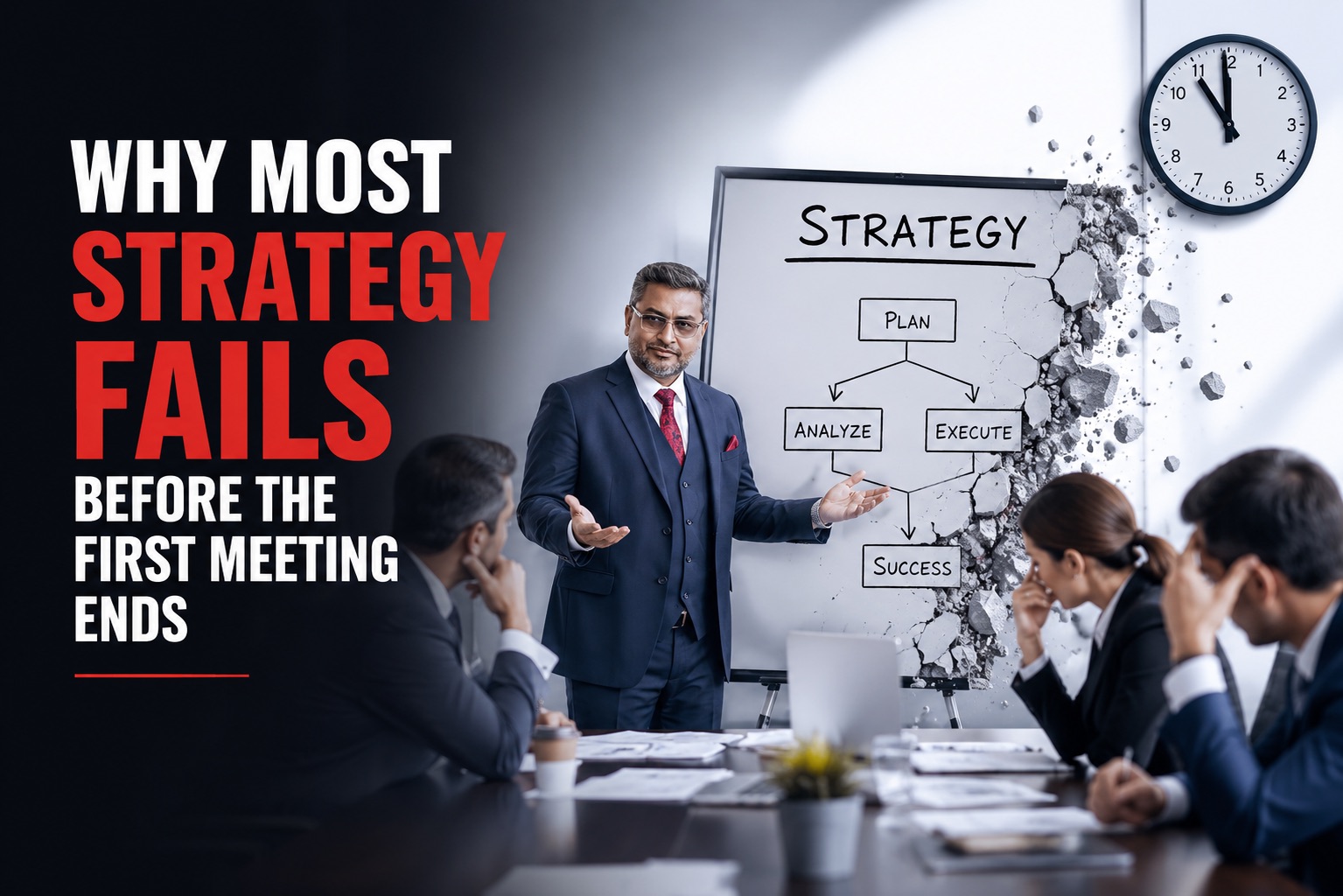 Why Most Strategy Fails Before the First Meeting Ends